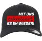Preview: Cap - personalisierbar (zweifarbig, flexfit)