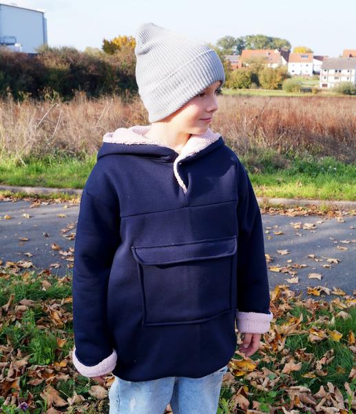 Kinder Outdoor-Hoodie/Jacke mit Teddyfutter