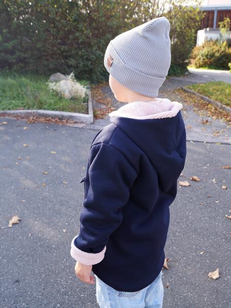 Kinder Outdoor-Hoodie/Jacke mit Teddyfutter