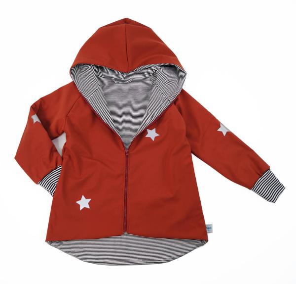 Kinder Softshelljacke mit Baumwolljersey