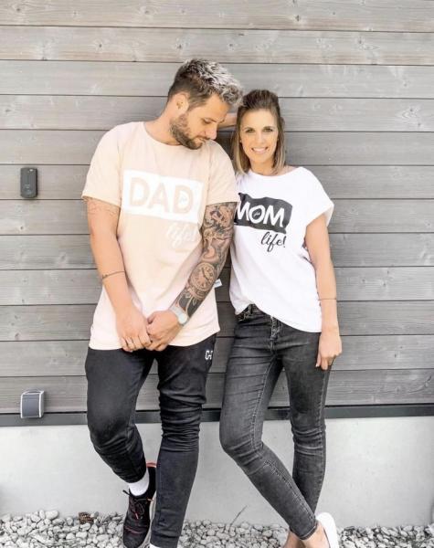 Tshirt "Dad|MOM for Life"