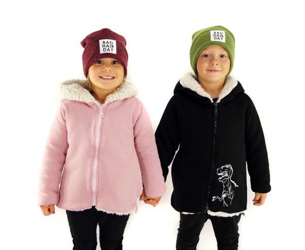 Kinder Sweatjacke mit Teddyfutter