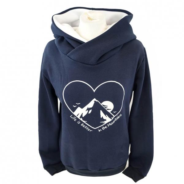 Hoodie Herren 'für Bergfreunde'