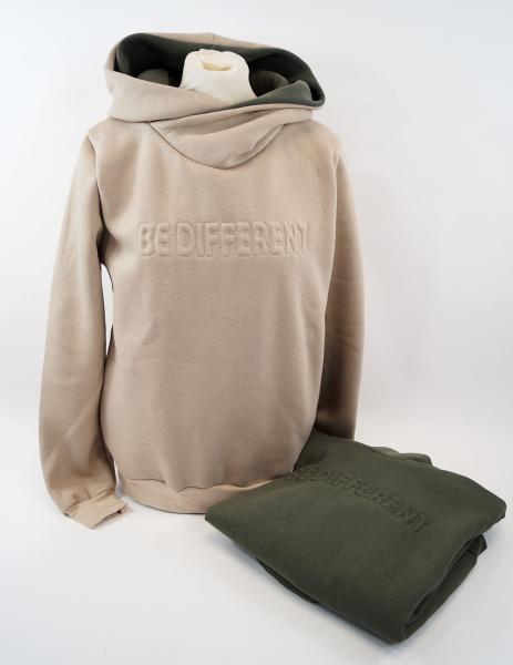 Hoodie Herren 'BE DIFFERENT' 3D-Stick