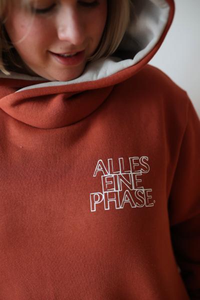 Hoodie Damen 'Alles eine Phase' (Druck)